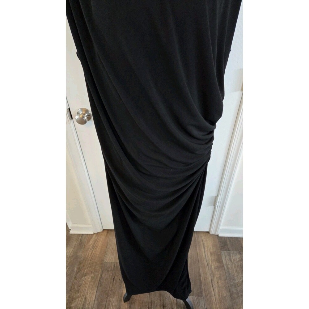 Torrid Studio Elegant Knit Ruched Formal/dressy Maxi Dress In Black, Size 16 - Picture 4 of 16